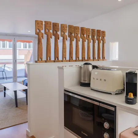 Lägenhet 1bdr With Ac And Terrace By Lovelystay Lisboa